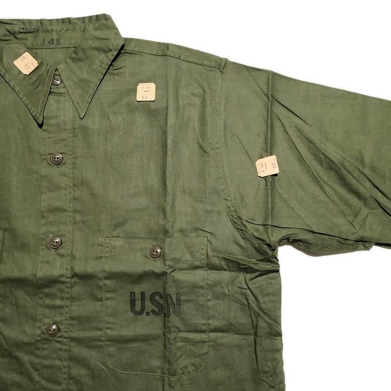 WW2 U.S.NAVY COTTON POPLIN SHIRT