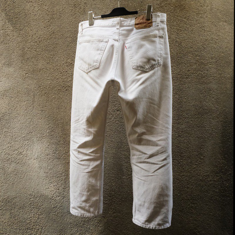 LEVI'S 501 WHITE DENIM PANTS