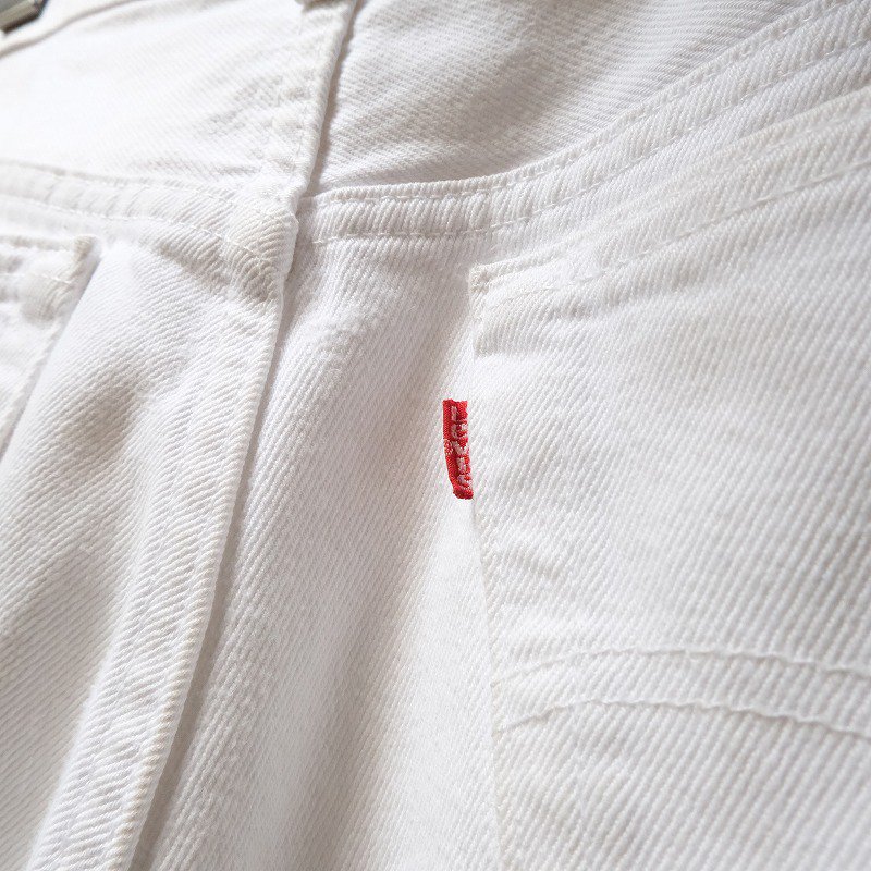 LEVI'S 501 WHITE DENIM PANTS