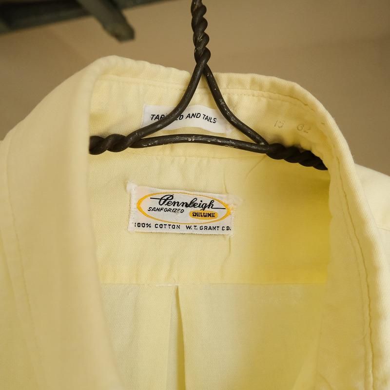 PASTEL YELLOW B.D. L/S SHIRT