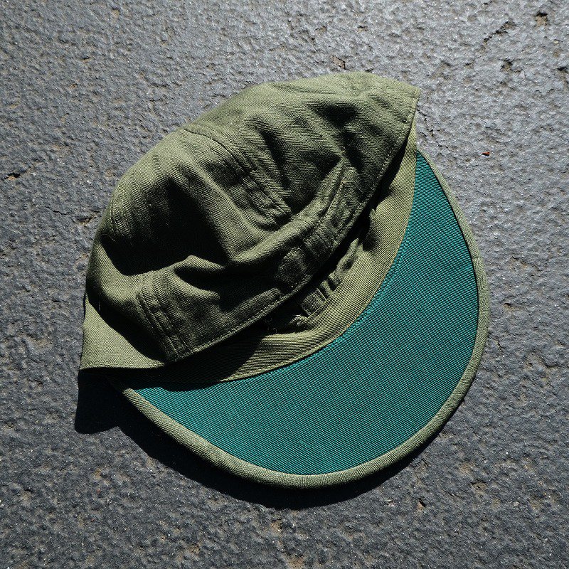 WW2 USN N-3 HBT CAP - Cocky Crew Store -Antiques & Old Clothing 