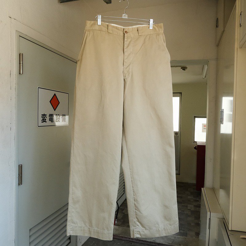 U.S.ARMY COTTON KHAKI TROUSERS