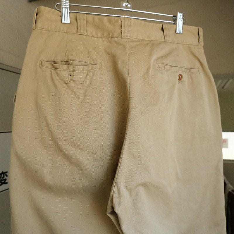 U.S.ARMY COTTON KHAKI TROUSERS