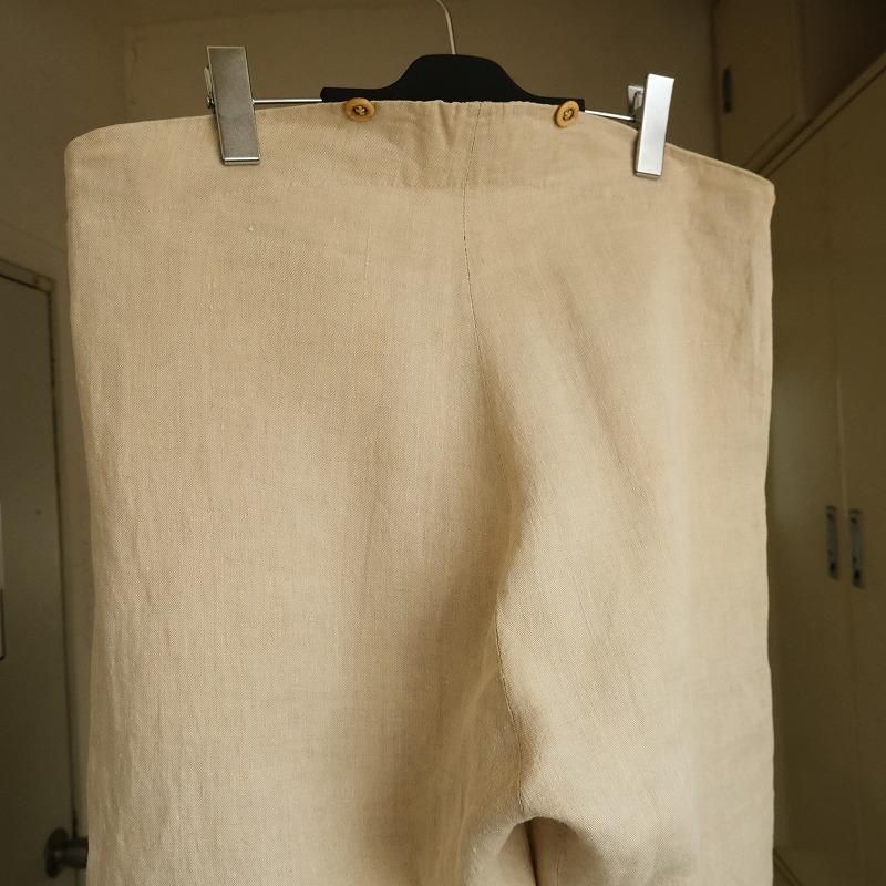 ANTIQUE LINEN TROUSERS