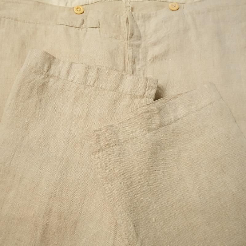 ANTIQUE LINEN TROUSERS