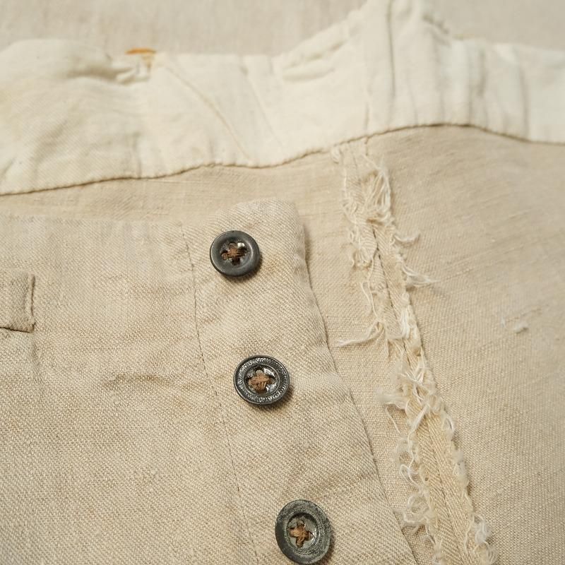 ANTIQUE LINEN TROUSERS