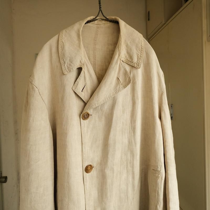 ANTIQUE LINEN DUSTER COAT - Cocky Crew Store -Antiques & Old ANTIQUE LINEN DUSTER COAT - Cocky Crew Store -Antiques & Old