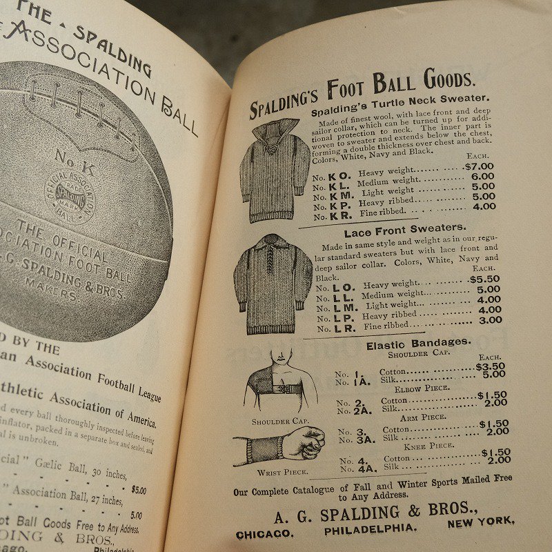 SPALDING'S OFFICIAL FOOTBALL GUIDE FOR 1894