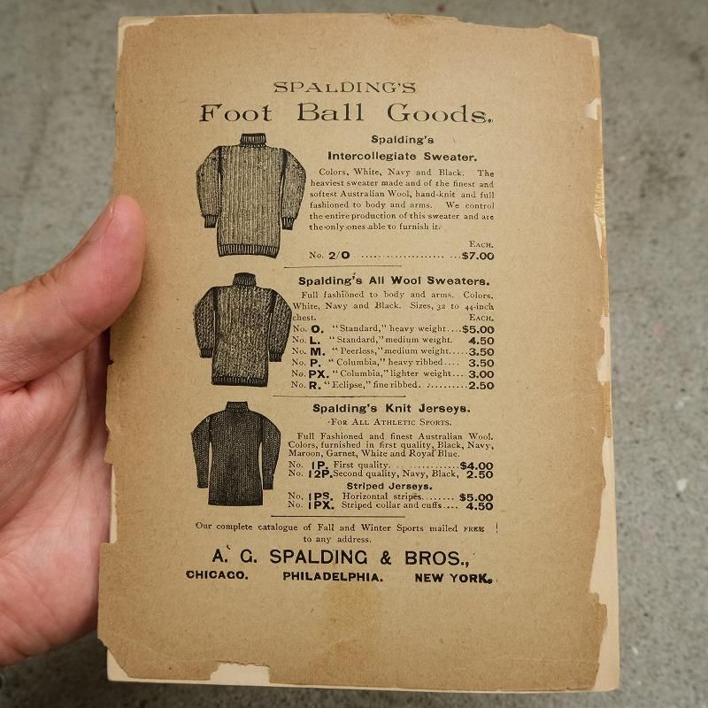 SPALDING'S OFFICIAL FOOTBALL GUIDE FOR 1894