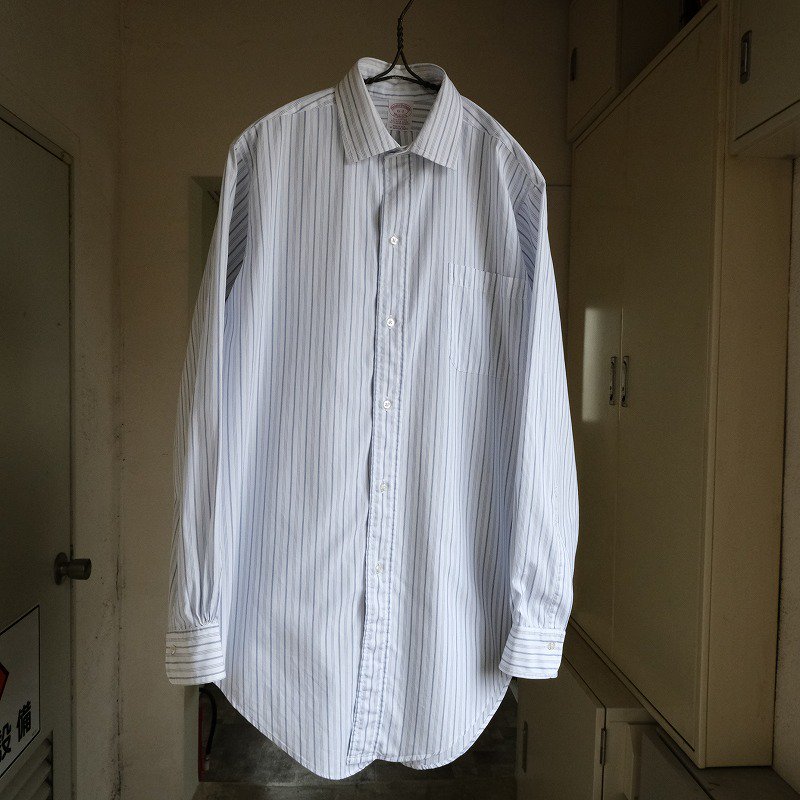 BROOKS BROTHERS STRIPE SHIRT(6BUTTON)