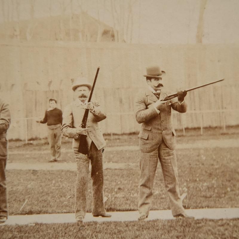 ANTIQUE CLAY SHOOTER PHOTO