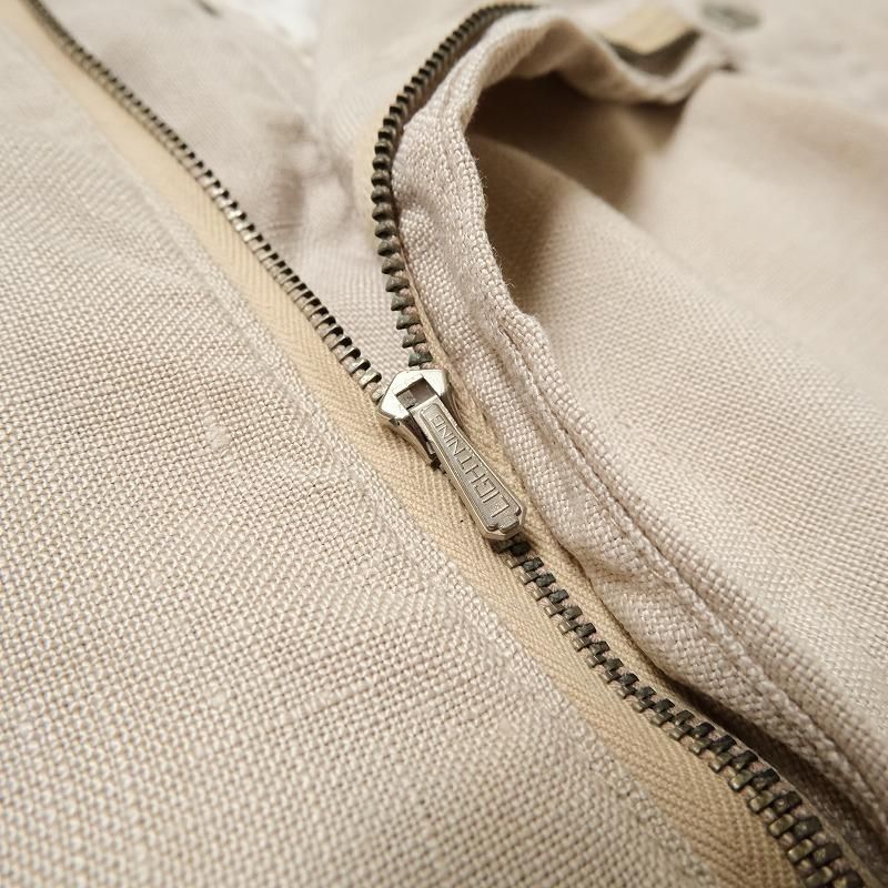 H.A.&E. SMITH LTD. TUCKED LINEN SHORTS