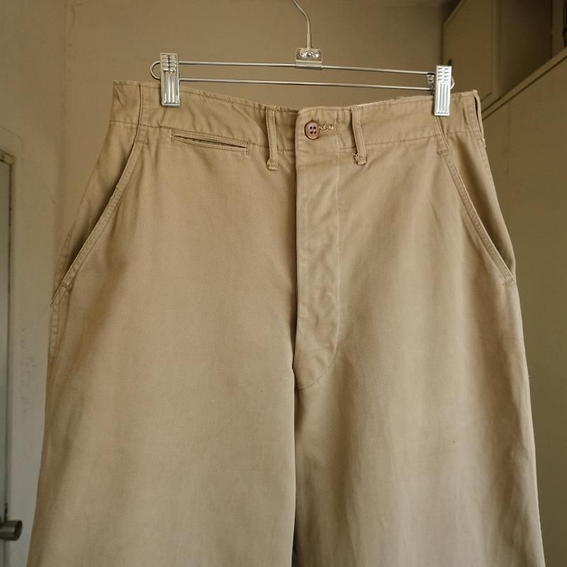 U.S.ARMY M-45 COTTON KHAKI TROUSERS