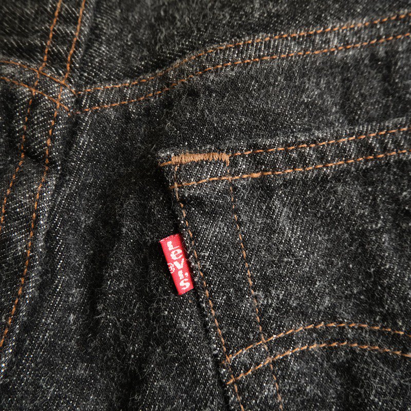 LEVI'S 501 BLACK DENIM PANTS