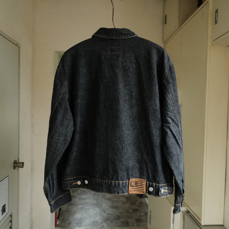 POLO JEANS CO. BLACK DENIM JACKET