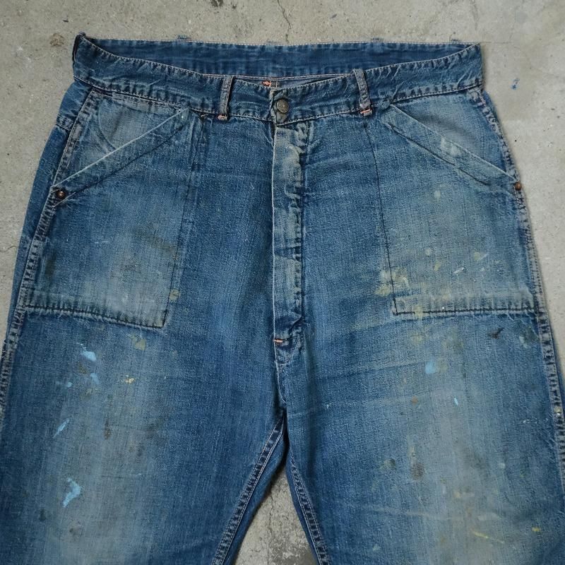 DENIM PAINTER PANTS