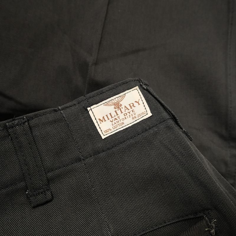 BURK MILITARY CHINO TROUSERS