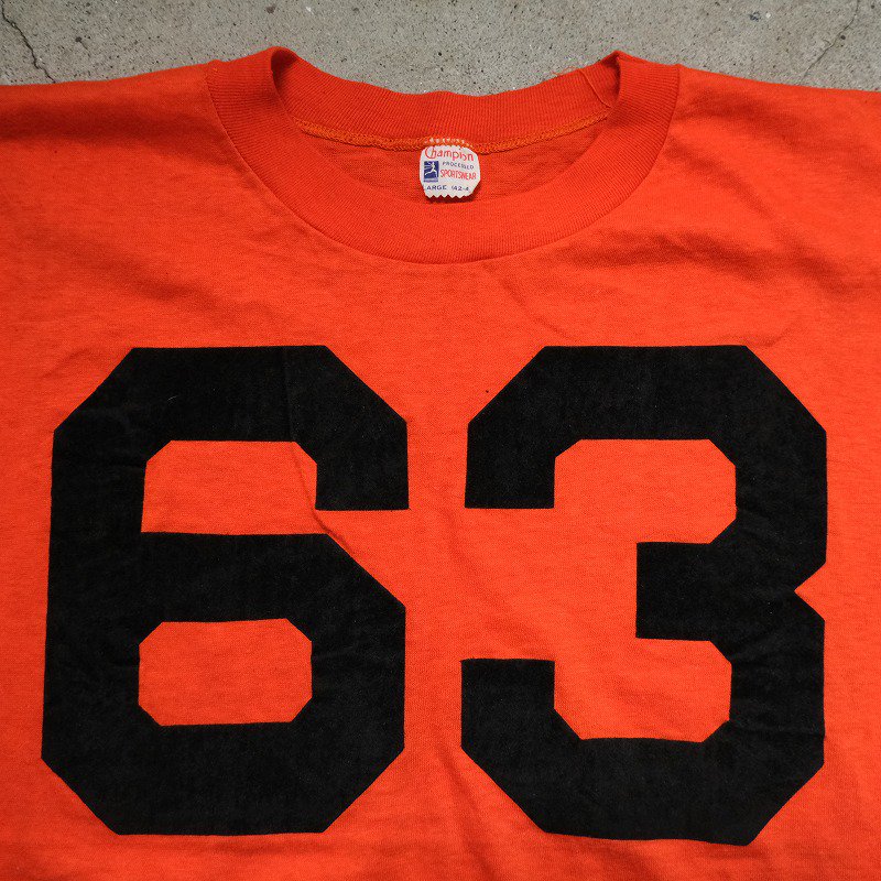 CHAMPION NUMBER T-SHIRT(PRINCETON63)