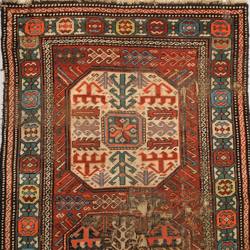 ANTIQUE CAUCASIAN RUG(KAZAK)