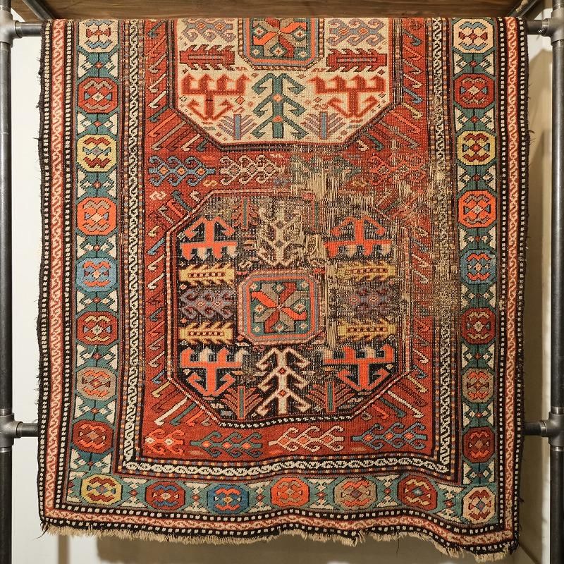 ANTIQUE CAUCASIAN RUG(KAZAK)