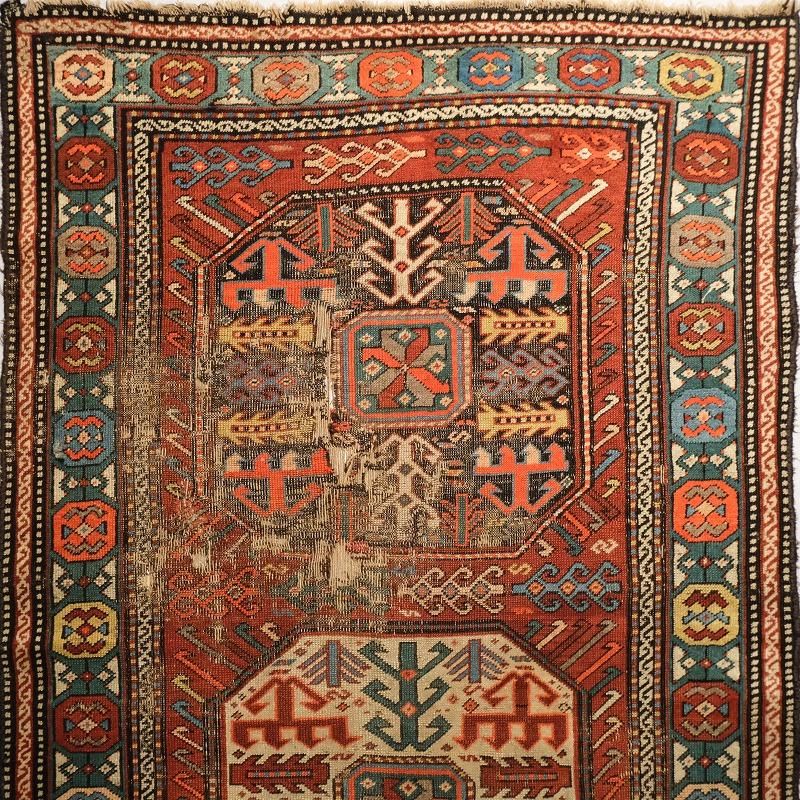 ANTIQUE CAUCASIAN RUG(KAZAK)