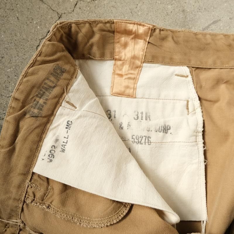 USMC COTTON KHAKI TROUSERS