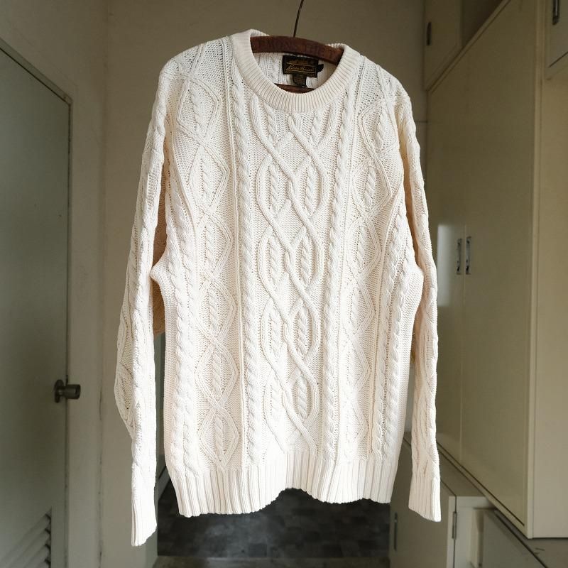 EDDIE BAUER COTTON KNIT SWEATER