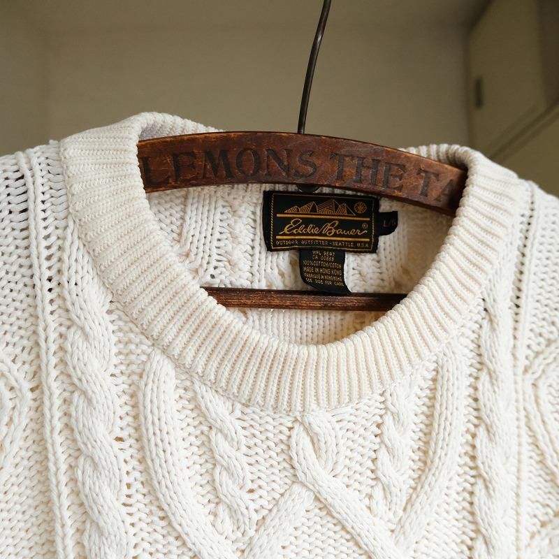 EDDIE BAUER COTTON KNIT SWEATER