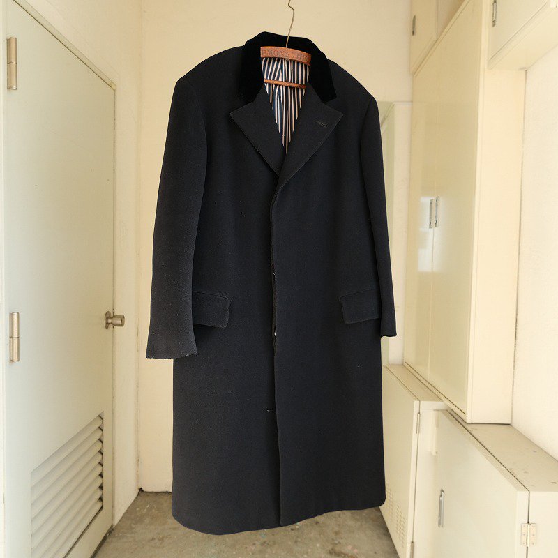 BROOKS BROTHERS CHESTERFIELD COAT - Cocky Crew Store -Antiques & Old  Clothing- 大阪 アメリカ村 アンティーク雑貨&ビンテージ古着