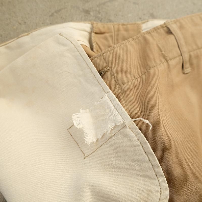 1940's U.S.MILITARY COTTON KHAKI TROUSERS