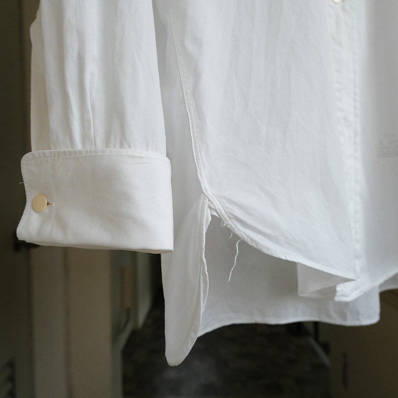 1950's WHITE COTTON DRESS SHIRT