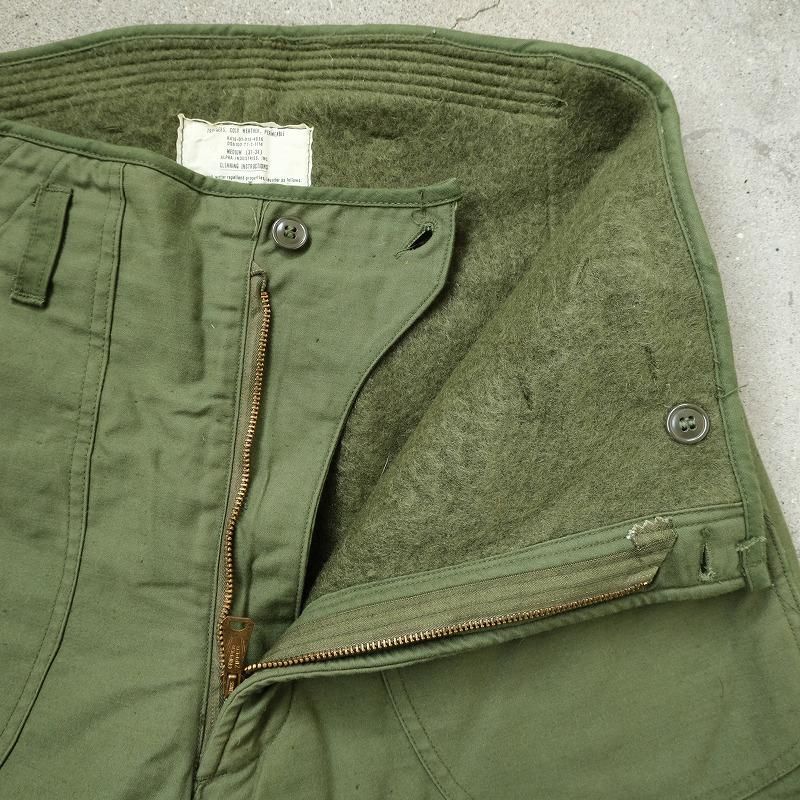 1970's U.S.MILITARY COLD WEATHER TROUSERS