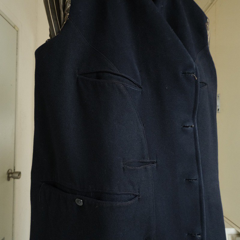 1900's〜1910's DOUBLE BREASTED WOOL COAT
