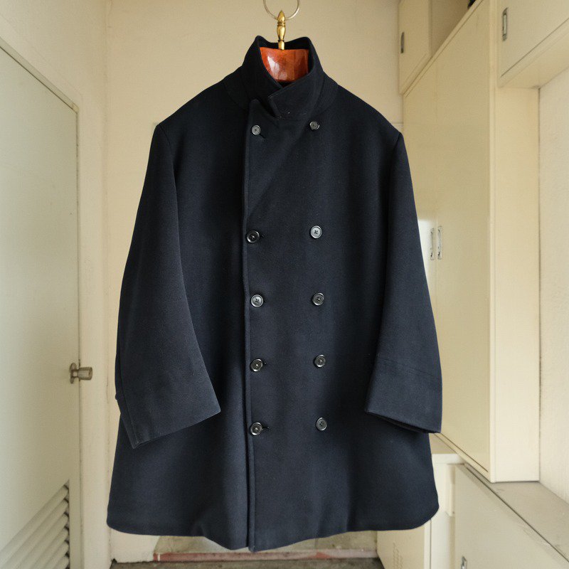 1900's1910's DOUBLE BREASTED WOOL COAT