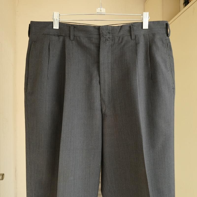 1950's STRIPE WOOL SLACKS