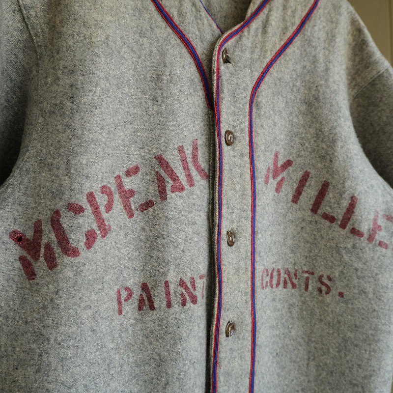 1940's GENERAL ATHLETIC PRODUCTS CO. BASEBALL SHIRT