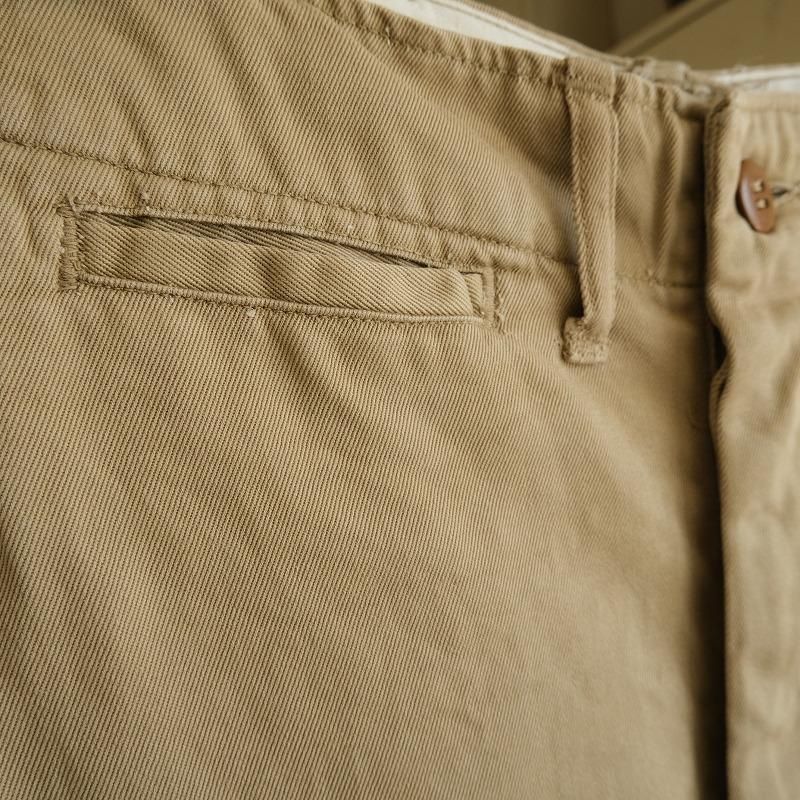 1950's U.S.ARMY COTTON KHAKI TROUSERS