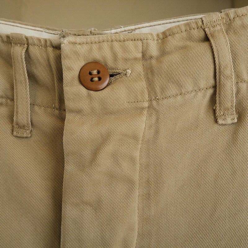 1950's U.S.ARMY COTTON KHAKI TROUSERS