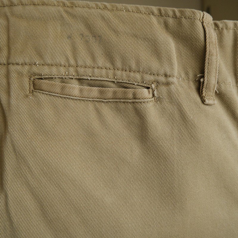 1950's U.S.ARMY M-45 COTTON KHAKI TROUSERS