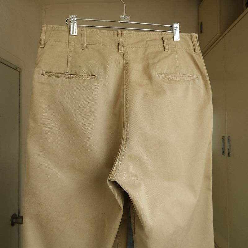 1950's U.S.ARMY M-45 COTTON KHAKI TROUSERS