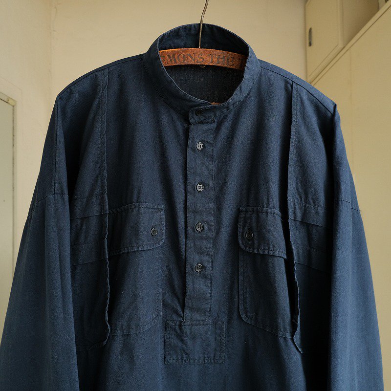 1980's LINEN PULLOVER SHIRT