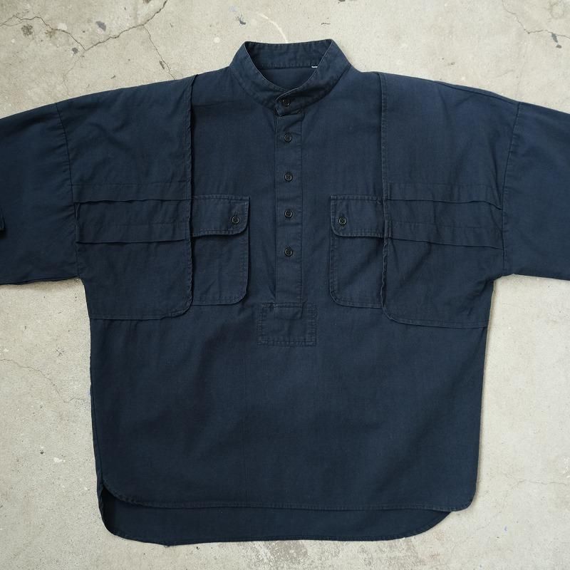 1980's LINEN PULLOVER SHIRT