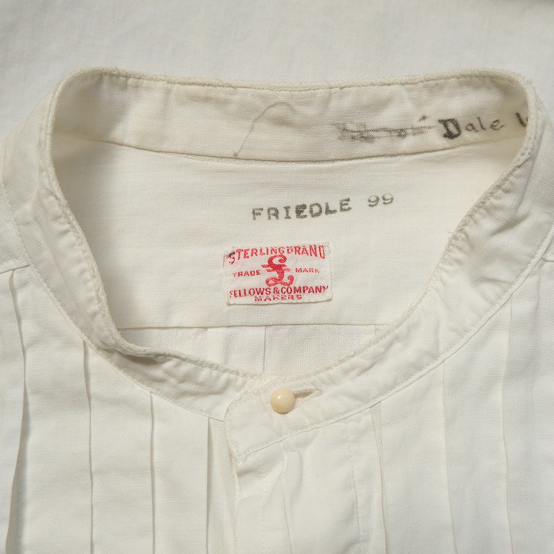 1920's STERLING BRAND FELLOWS & COMPANY DRESS SHIRT