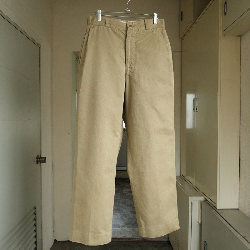 1960's U.S.ARMY MEN'S COTTON UNIFORM TWILL TROUSERS