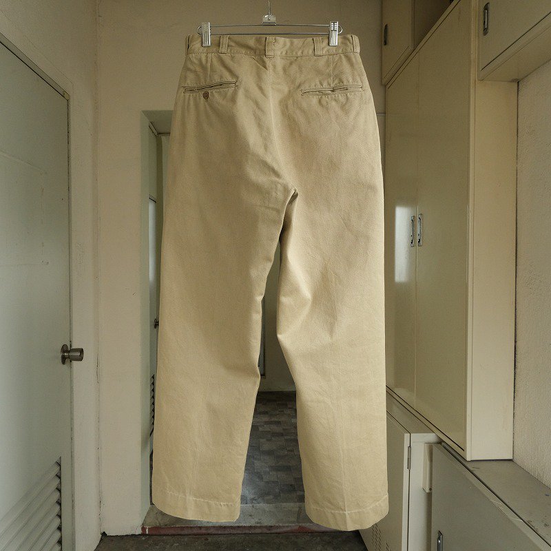 1960's U.S.ARMY MEN'S COTTON UNIFORM TWILL TROUSERS