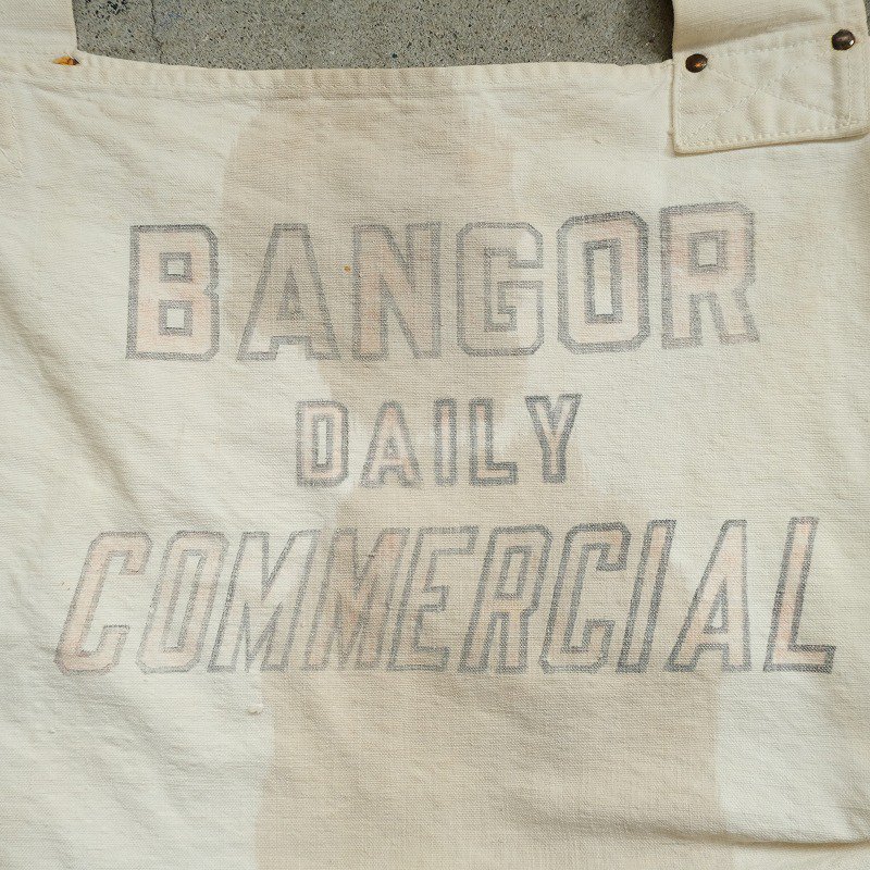 1940's BANGOR DAILY NEWSPAPER BAG