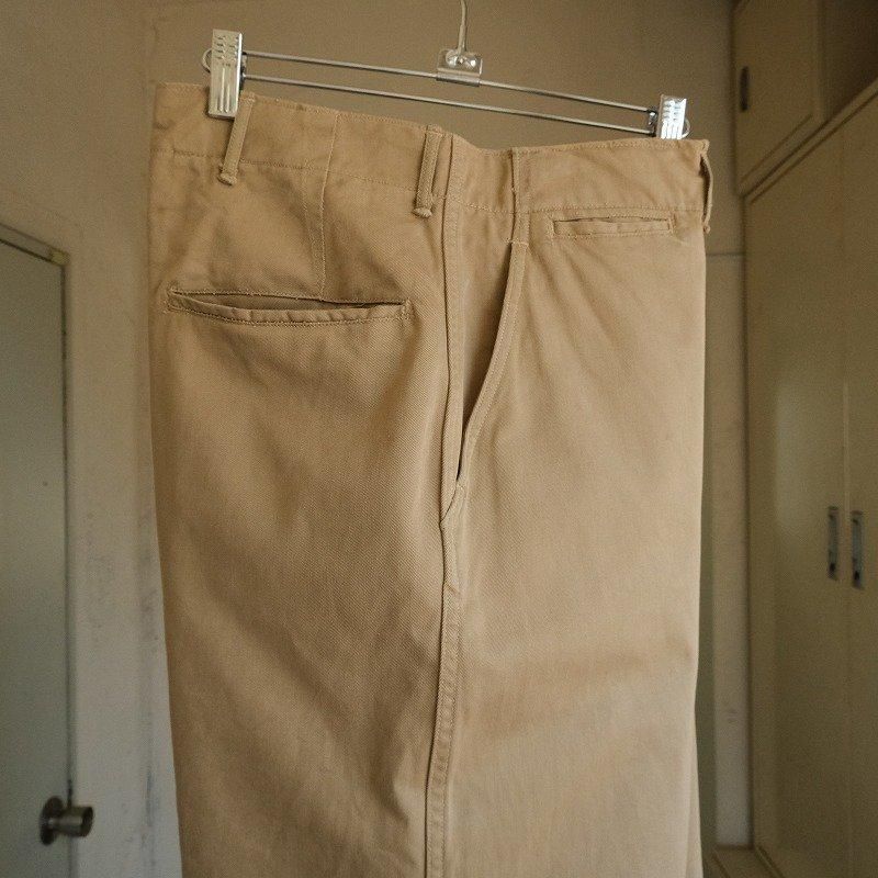 1940's U.S.ARMY M-43 COTTON KHAKI TROUSERS