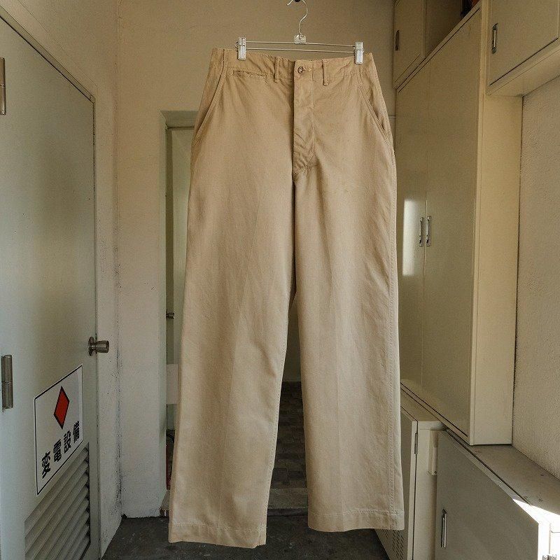 1940's U.S.ARMY M-43 COTTON KHAKI TROUSERS