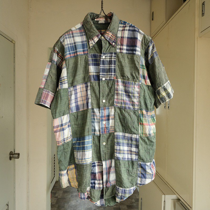 1960's INDIA MADRAS PATCH WORKSHIRT