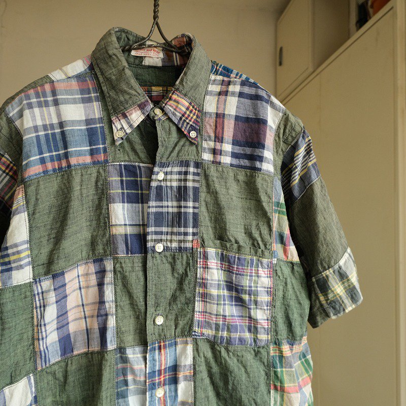 1960's INDIA MADRAS PATCH WORKSHIRT